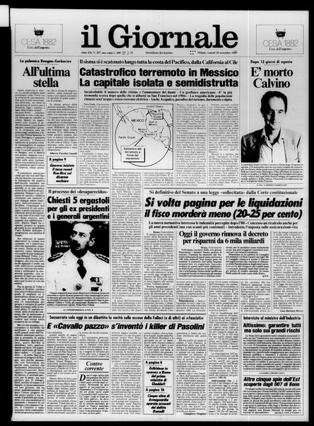 Il giornale : quotidiano del mattino